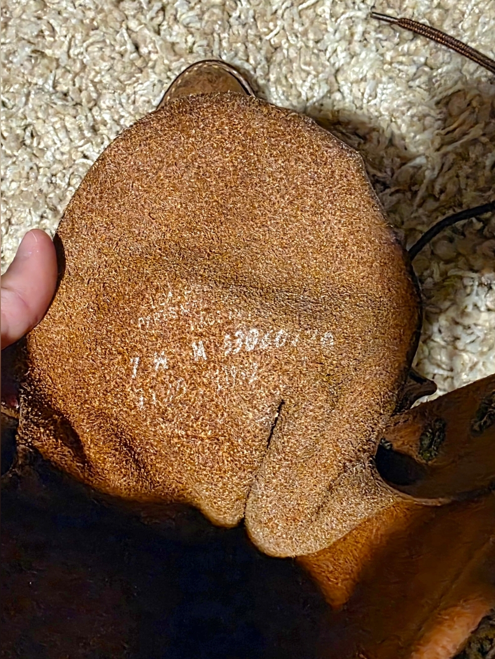 Vintage Abilene Boot Co. Brown Lace-Up Kiltie Leather Boot Prairie Boots Western - Picture 8 of 12
